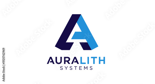 Auralith Systems logo with stylized letter A in blue shades. Free Download Auralith Systems logo with stylized letter A in blue shades. - GFXLoad