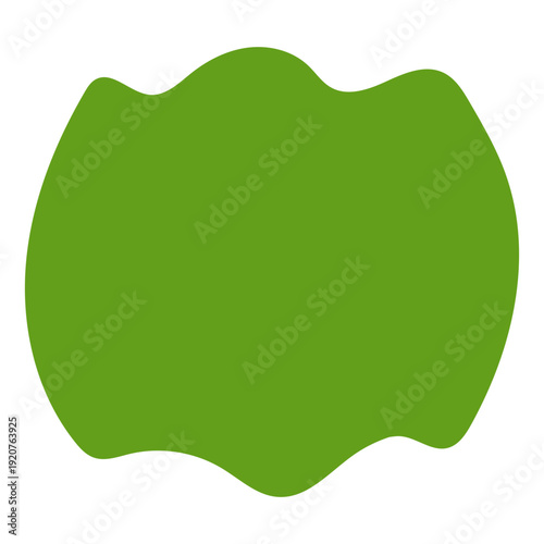 Positive Blob Frame Border Element. Funny Cute Canvas Graphic Design. Retro Party Decoration Symbol. Empty Blank Speech Bubble Message Text Box Frame. 