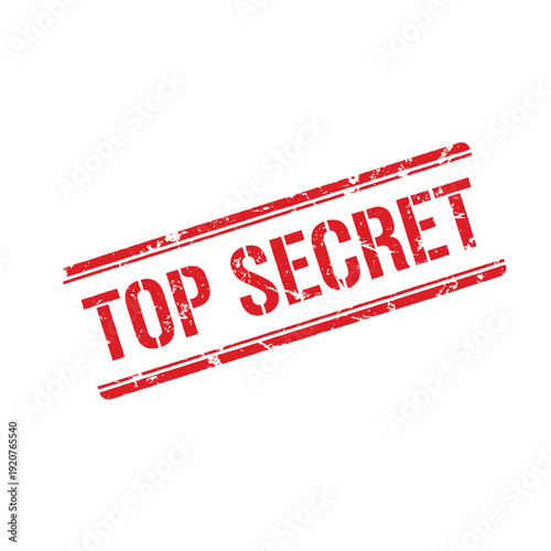 Top secret classified stamp mark
