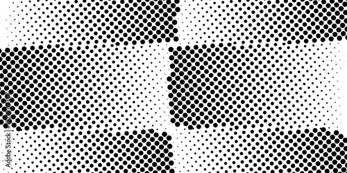 Pop art creative concept colorful comics book magazine cover. Polka dots black and white background. Cartoon halftone retro pattern. Abstract template design for poster, card, banner.