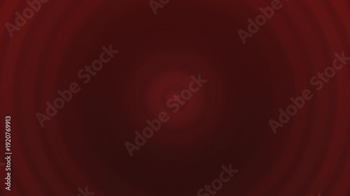 Abstract Red Circle Formation with Light in the Center.