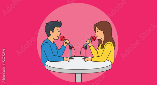 Man and Woman Drinking from Bottles.