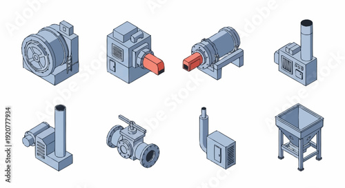 Industrial machinery parts and equipment components.