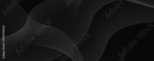 Premium background design with diagonal line pattern in black colour. Digital vector horizontal template for lux business banner, formal invitation, luxury voucher, prestigious gift certificate