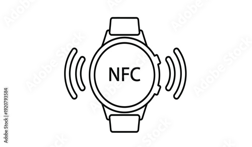 Smartwatch with nfc technology and wireless connectivity