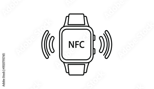 Smartwatch with nfc technology and wireless connectivity