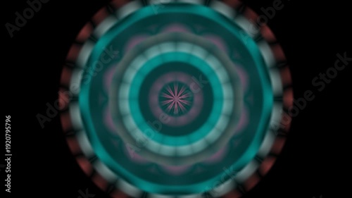 Hypnotic Kaleidoscope Visuals - Mesmerizing Abstract Motion Background.