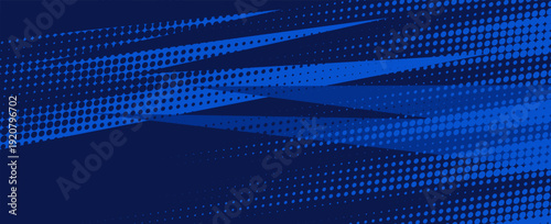 blue color pattern gradient grunge texture background. Dots pop art comics sport style vector illustration Abstract background dark blue with modern corporate concept