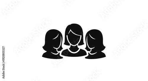 Three people icons in silhouette.