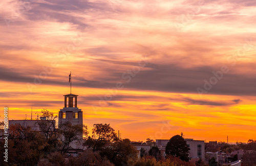 Sante Fe Skyline at sunset