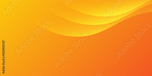 Bright orange yellow wave design with soft blur effect and modern gradient background, perfect for banners and posters.