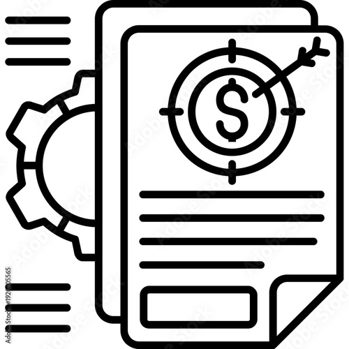 Targeted Marketing Icon Vector Element