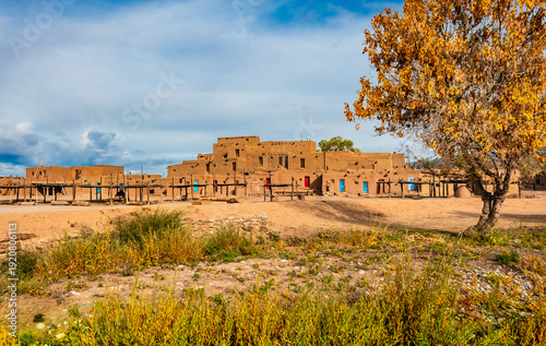 Foto Taos Pueblo, Taos, New Mexico, UNESCO World Heritage Site