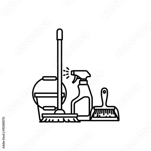 Cleaning and Maintenance Tools Set for Home and Office Cleanup