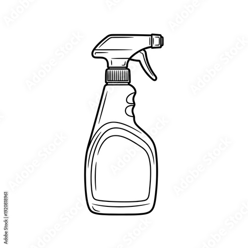 Cleaning Spray Bottle for Household and Commercial Use, Empty Pump Container