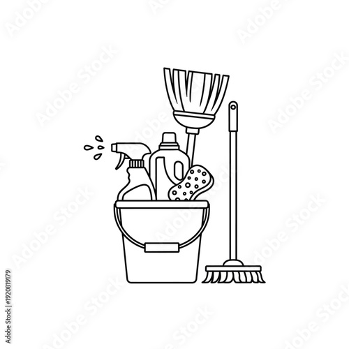 Cleaning Supplies and Equipment for Household Cleaning Tasks