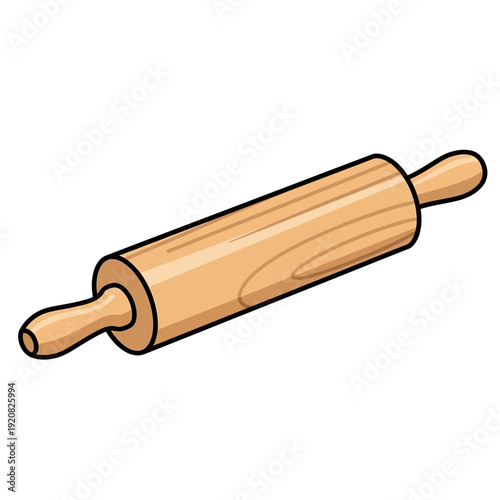 Wooden Rolling Pin for Baking and Cooking.