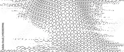 Mesh texture for fishing nets. Grunge pattern for sportswear or soccer goal, volleyball net, basketball hoop, hockey, athletics. Grunge background
