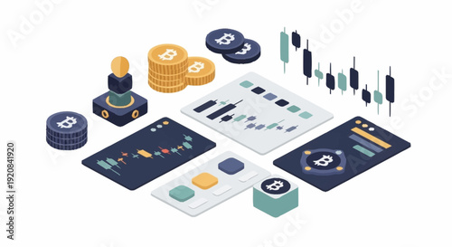 Bitcoin cryptocurrency digital currency financial data analysis.