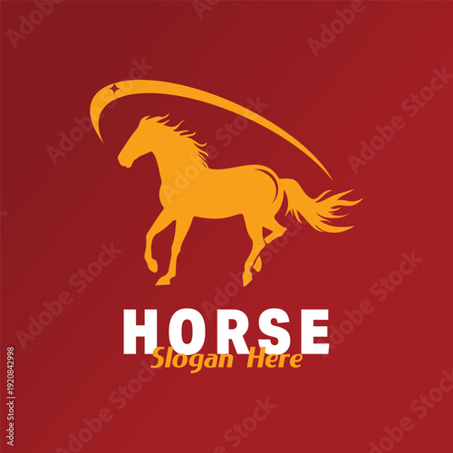 Horse Logo Design  Emblem  Creative symbol Vector