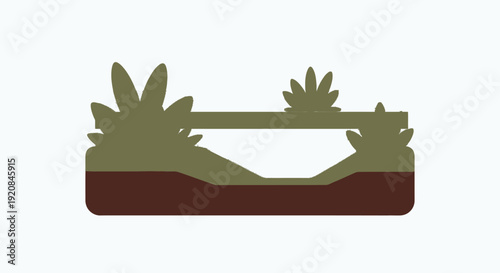 Fuel tanker truck silhouette with hose for refueling.