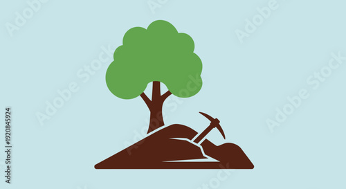 Fuel tanker truck silhouette with hose for refueling.