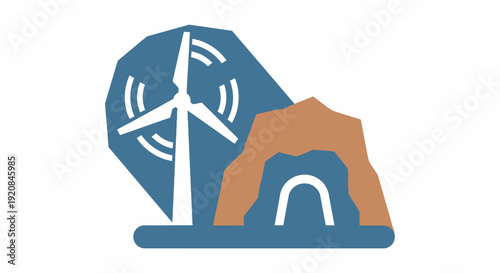 Fuel tanker truck silhouette with hose for refueling.