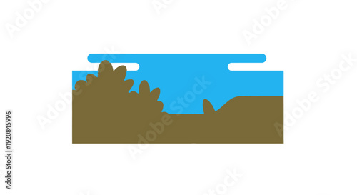 Fuel tanker truck silhouette with hose for refueling.