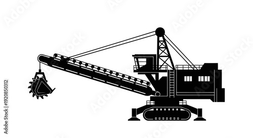 Fuel tanker truck silhouette with hose for refueling.