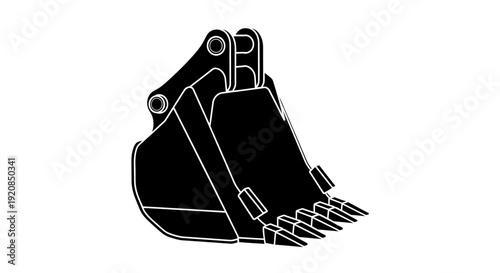 Fuel tanker truck silhouette with hose for refueling.