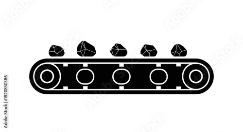 Fuel tanker truck silhouette with hose for refueling.