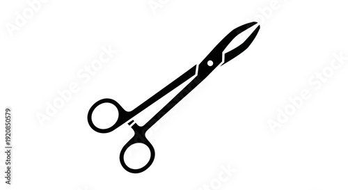 Illustration of surgical scissors, a common medical instrument used in various procedures