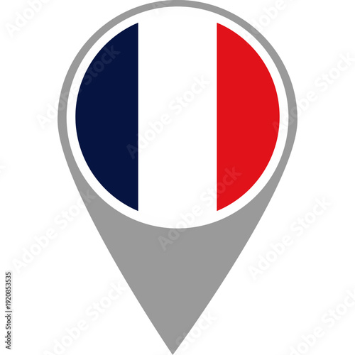 France flag location pin, France flag on location pin, France map pointer in high quality Free Download France flag location pin, France flag on location pin, France map pointer in high quality - GFXLoad