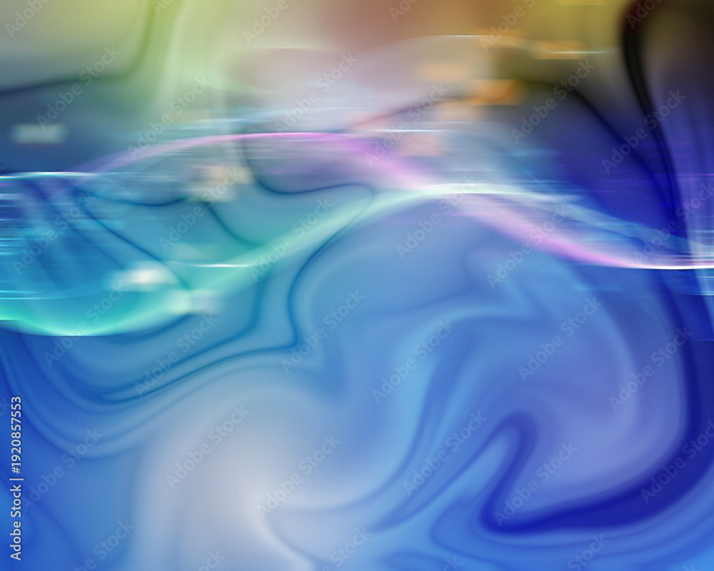 Fototapeta premium Soft blue marble texture background exhibits gentle waves of light and cool cyan tones with blurred highlights creating calming water like aesthetic for modern design