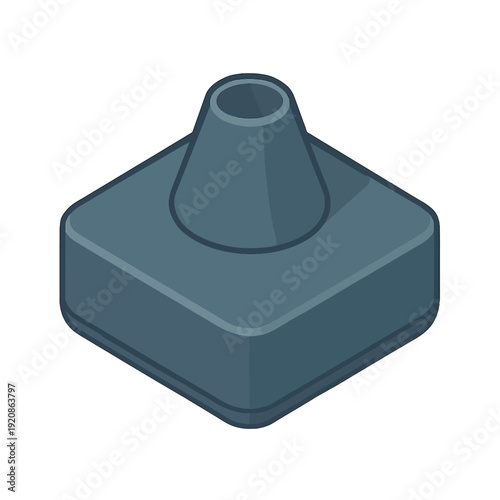 Compact and ergonomic otoscope charging dock design, an essential medical accessory for healthcare professionals, ensuring instruments are always ready for use in clinical settings