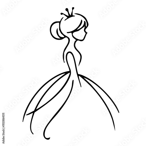 Minimalist black and white line art of a dandelion dispersing seeds, symbolizing growth, freedom, and new beginnings for designs and projects.