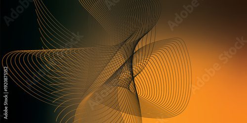 Deep black noisy background featuring radiant Orange, green, and Chocolate smooth gradient swirls with subtle glow and soft blur transitions for contemporary poster, header, and banner design.