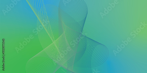 Vibrant azure green abstract glowing gradient waves over a dark grainy noise texture background for modern banner header and poster backdrop design