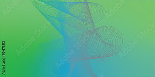 Vibrant azure green abstract glowing gradient waves over a dark grainy noise texture background for modern banner header and poster backdrop design