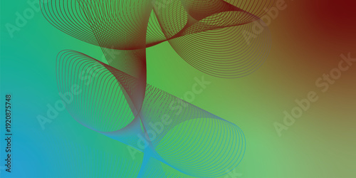 Vibrant azure green abstract glowing gradient waves over a dark grainy noise texture background for modern banner header and poster backdrop design