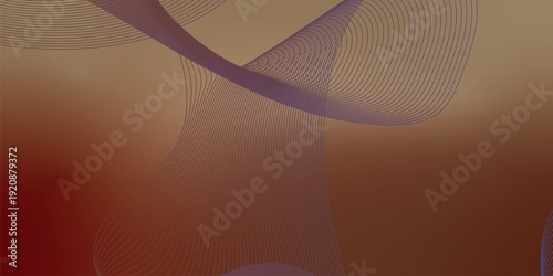 Deep textured noisy background illuminated by vibrant Maroon and SandyBrown smooth gradient streaks with a subtle glowing blur effect for modern cover, header, and banner design.