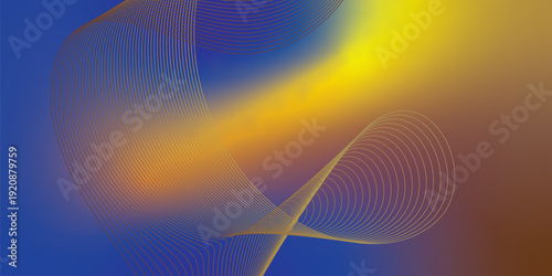 Moody textured dark canvas featuring radiant Blue, bold Orange, and deep Chocolate abstract swirling gradient streaks with gentle blur and glow effect for stylish header and cover design.