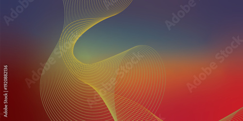 Deep textured noisy background illuminated by vibrant Maroon and SandyBrown smooth gradient streaks with a subtle glowing blur effect for modern cover, header, and banner design.