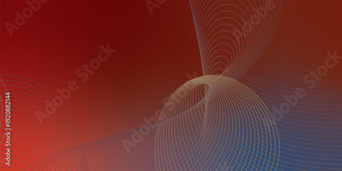 Deep textured noisy background illuminated by vibrant Maroon and SandyBrown smooth gradient streaks with a subtle glowing blur effect for modern cover, header, and banner design.