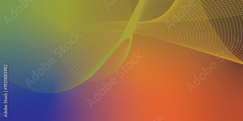 Moody textured dark canvas featuring radiant Blue, bold Orange, and deep Chocolate abstract swirling gradient streaks with gentle blur and glow effect for stylish header and cover design.