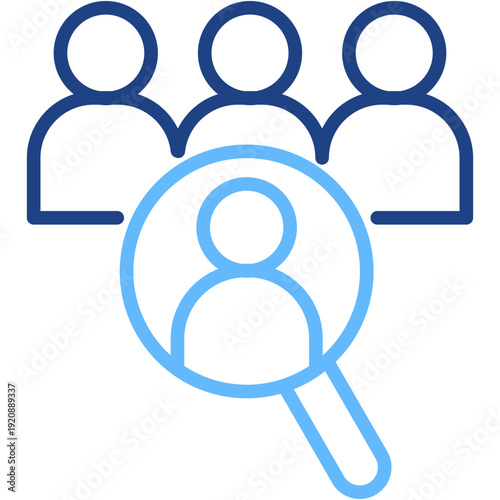 Recruitment line color icon