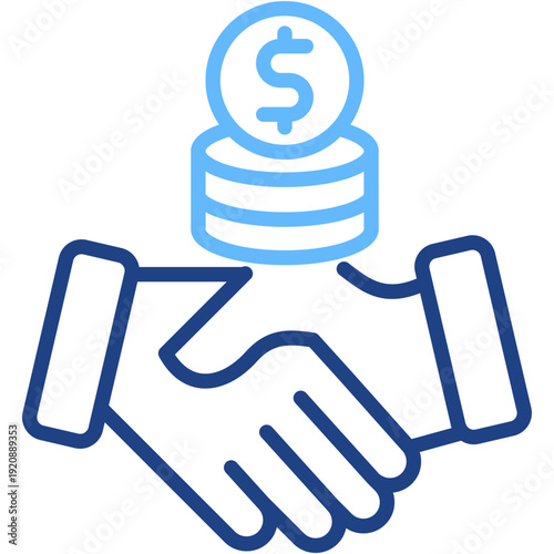 Compensation line color icon