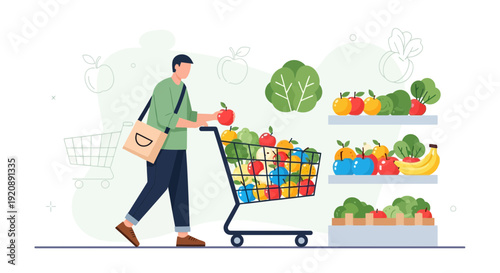 Healthy Lifestyle Concept with Medical and Wellness Elements