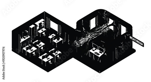 black puzzle pieces fitting together seamlessly