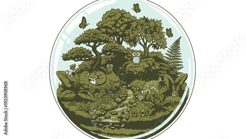 Forest Landscape Design.